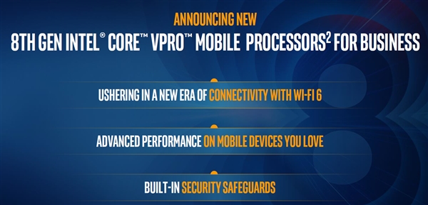 Intel发布全新八代U：性能提升65％！
