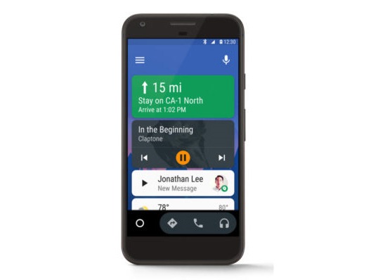 谷歌推出Android Auto手机荧幕版