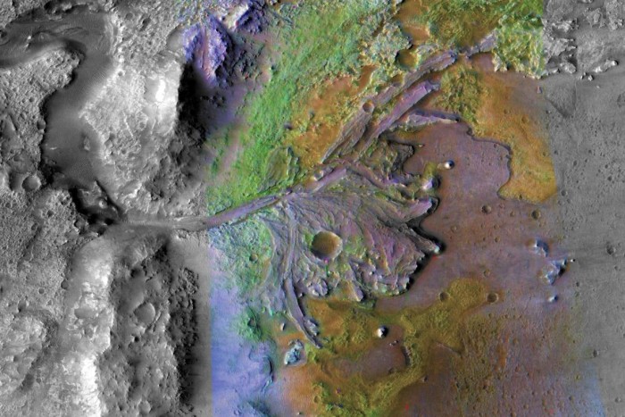 火星2020漫游车的着陆点可能是个化石热点地区