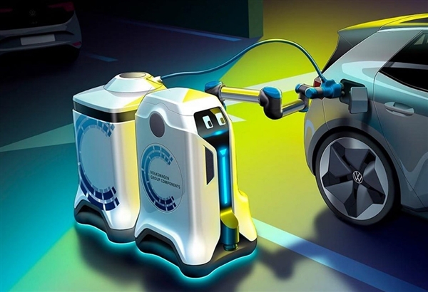 大众发布“充电机器人”概念：可主动寻找需要充电的汽车