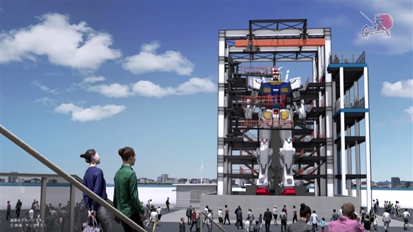 日本开造最高高达机器人：身高18米可行走