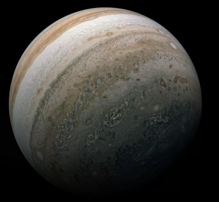 NASA发布新图像 展现引人注目的木星大气层