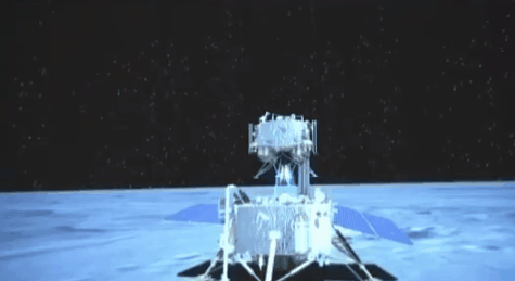 嫦娥五号上升器点火起飞 我国实现首次地外天体起飞
