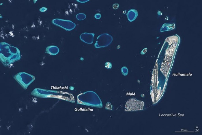 一个新的人工岛：马尔代夫为海平面上升做准备