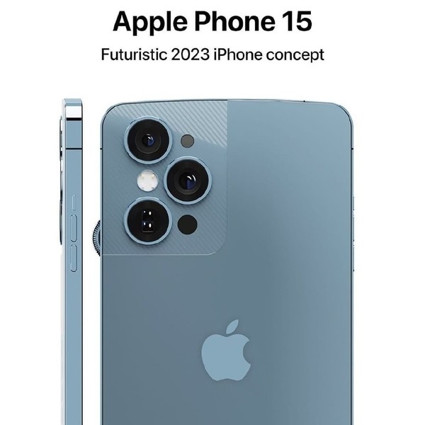 iPhone 15概念设计图来了 最大亮点居然是侧边滚轮？
