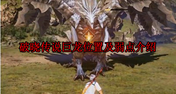 破晓传说巨体可以重复打吗（破晓传说巨龙位置及弱点介绍）