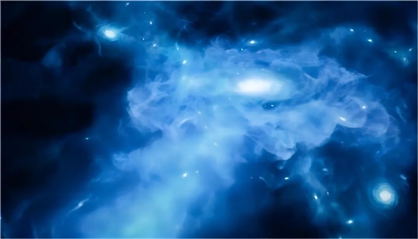 我们第一次亲眼看到了星系的诞生！134亿年前刚刚大爆炸