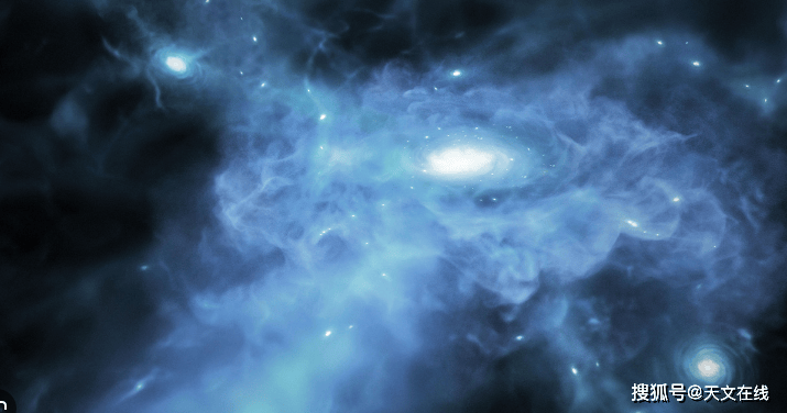 天文学家们意外发现了没有可见恒星的“黑暗”原生星系 