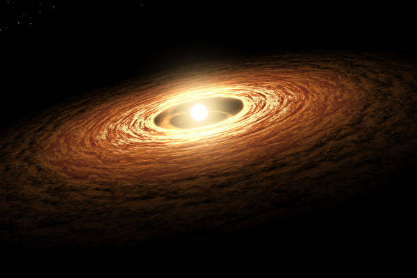 天文学家发现一颗年轻恒星周围有大量碳分子 