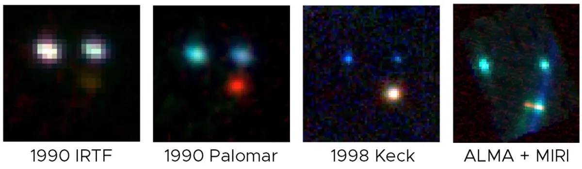 詹姆斯·韦伯望远镜揭示长期研究的婴儿恒星实际上是"双胞胎" 