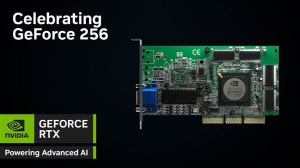 世界上第一款GPU！NVIDIA GeForce 256诞生25周年 对比RTX 4090差距有多大