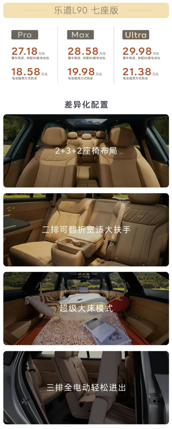 26.58万起销售系统被挤爆!六款乐道L90该如何选:一文读懂