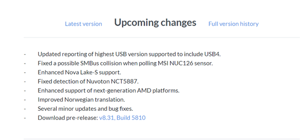 HWiNFO更新:首次提及Nova Lake-S!还有AMD下代Zen6主板