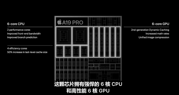 iPhone 17 Pro搭载满血版A19 Pro处理器 性能比iPhone 16 Pro提升40%