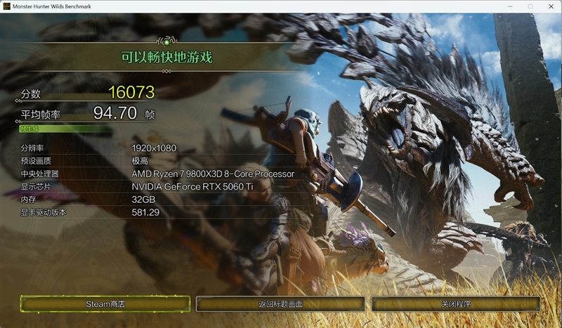 游戏性能提升显著 价格优势高达15%!RX 9060 XT 16GB vs RTX 5060 Ti对比评测