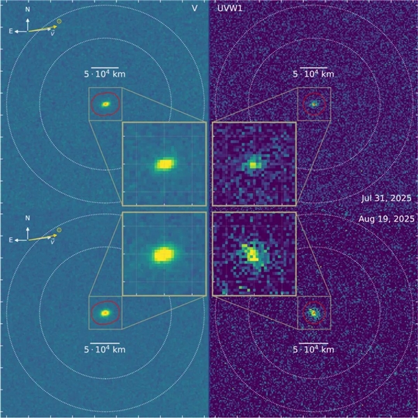 来自太阳系外的彗星3I/ATLAS突然疯狂喷水：每分钟2.4吨