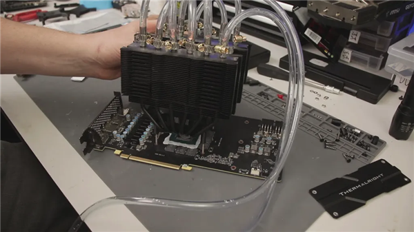 CPU风冷魔改成显卡水冷：GTX 960性能大增17%！