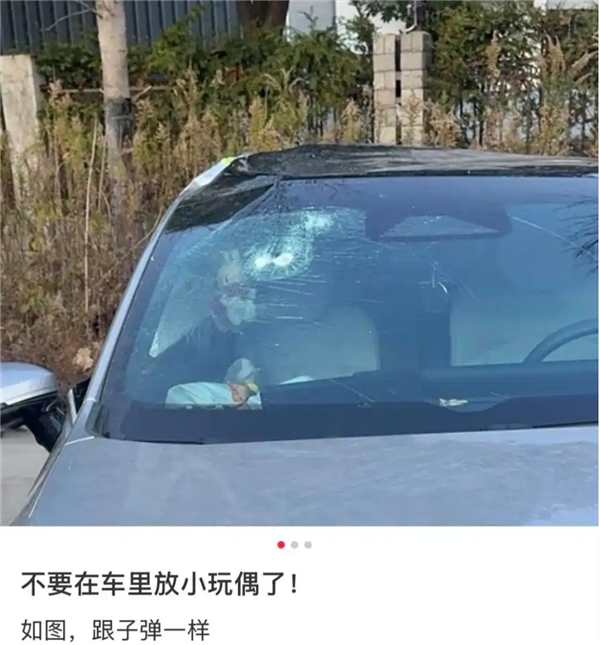 今天起 不要在车里放小玩偶了：网友分享经历引热议 发生事故后果不堪设想