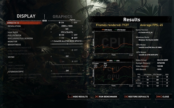 英特尔锐炫B390游戏实测 相当惊艳的游戏体验