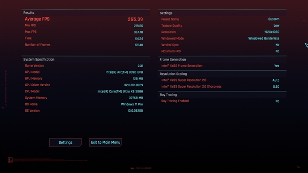 英特尔锐炫B390游戏实测 相当惊艳的游戏体验