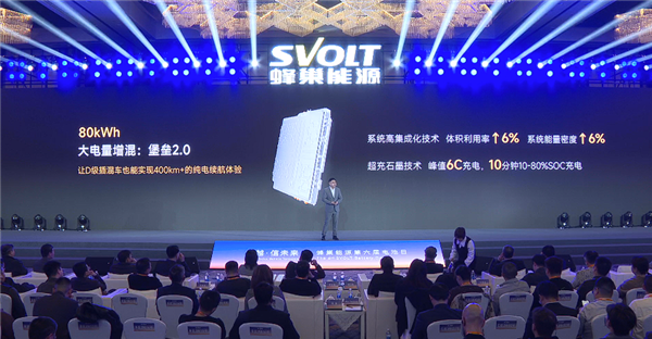 全球最大电量！蜂巢能源发布80kWh插混电池包
