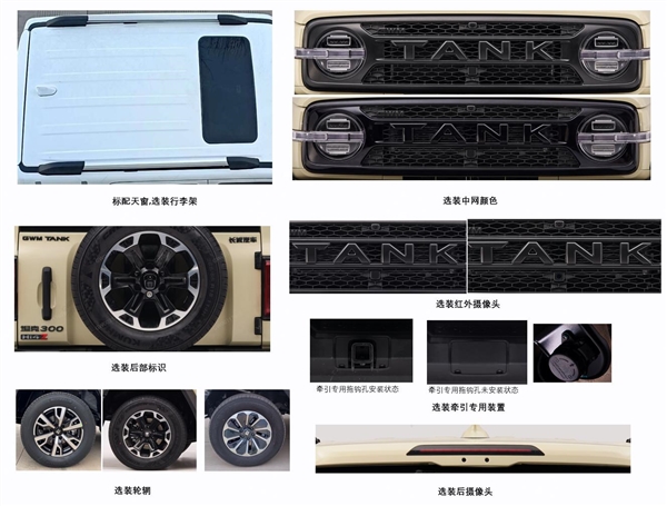 最畅销的硬派越野上新 坦克300新能源申报：车身加长、装上智驾