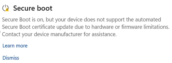 Windows安全启动证书6月到期：微软新增三色提醒！一眼看出更新状态