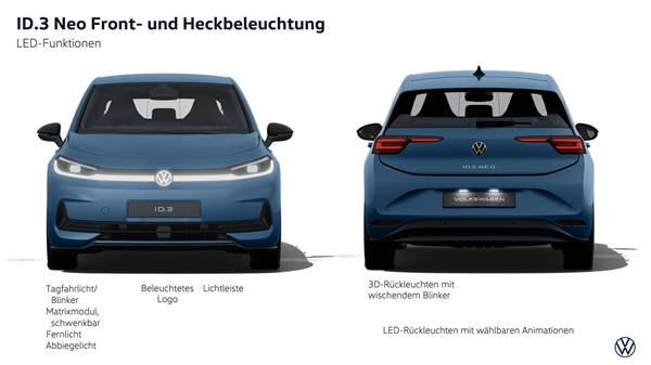 大众ID.3焕新升级:实体按键回来了、续航猛涨超600公里