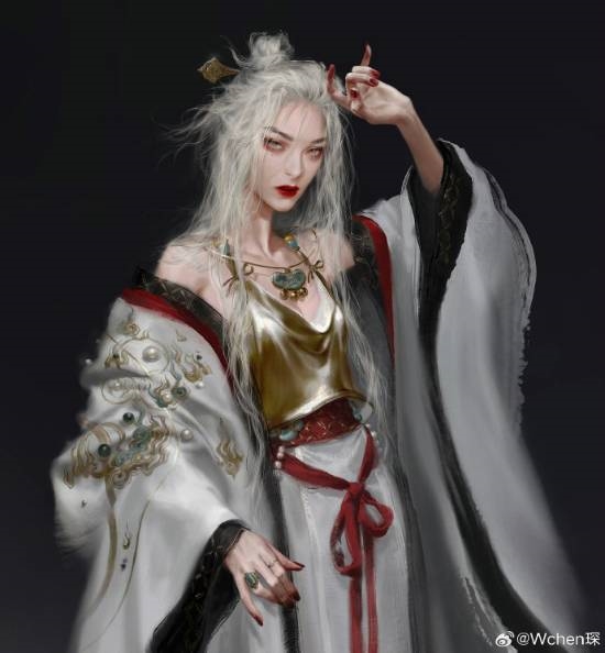 羡慕牛魔王！《黑神话》铁扇公主初版绝美原画公开