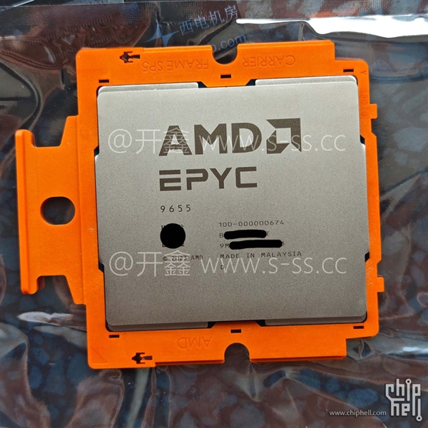 128核心500W功耗！AMD Zen5 EPYC提前走光