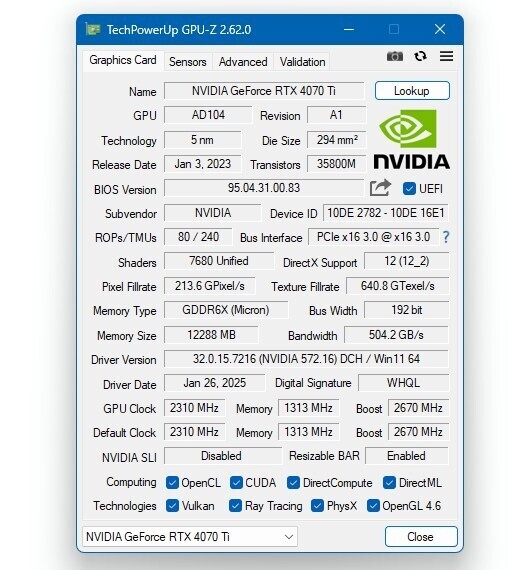 GPU-Z升级正式支持RTX 50:最烫的热点温度消失了