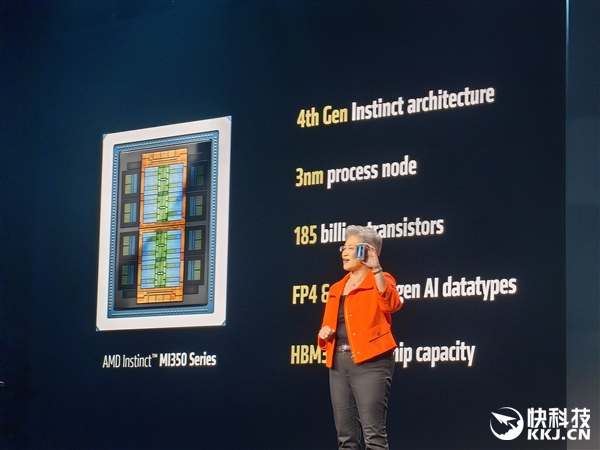 AMD发布全新AI加速卡Instinct MI350系列:288GB HBM3E海量内存、1400W功耗野兽