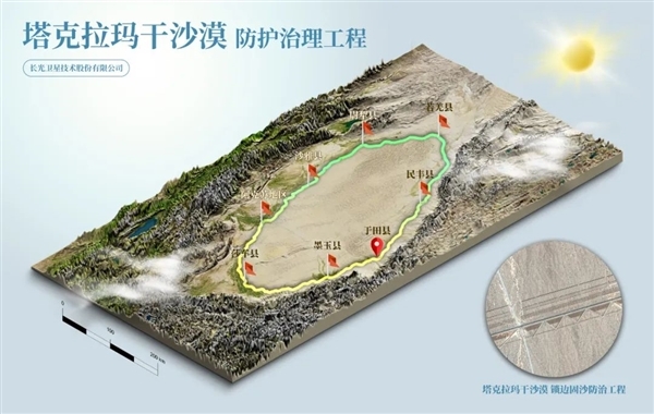 奇迹!宁夏成功完成腾格里沙漠锁边:中国第四大沙漠